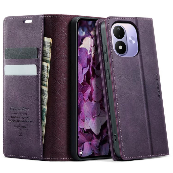 Funda para teléfono CaseMe 033 con forro de piel de becerro y bloqueo RFID de microfibra., For Xiaomi 17T 5G, For Xiaomi 17 Ultra, For Redmi Note 15 Pro 4G Global 163.2mm, For Redmi Note 15 Pro 5G Global 163.6mm, For Xiaomi 17                          ...