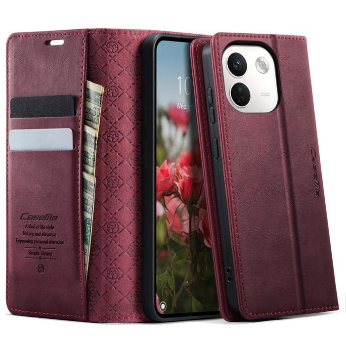 Funda para teléfono CaseMe 033 con forro de piel de becerro y bloqueo RFID de microfibra., For Xiaomi 17T 5G, For Xiaomi 17 Ultra, For Redmi Note 15 Pro 4G Global 163.2mm, For Redmi Note 15 Pro 5G Global 163.6mm, For Xiaomi 17                          ...