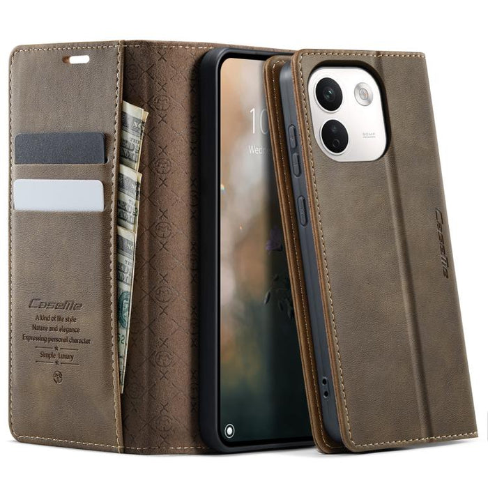 Funda para teléfono CaseMe 033 con forro de piel de becerro y bloqueo RFID de microfibra., For Xiaomi 17T 5G, For Xiaomi 17 Ultra, For Redmi Note 15 Pro 4G Global 163.2mm, For Redmi Note 15 Pro 5G Global 163.6mm, For Xiaomi 17                          ...