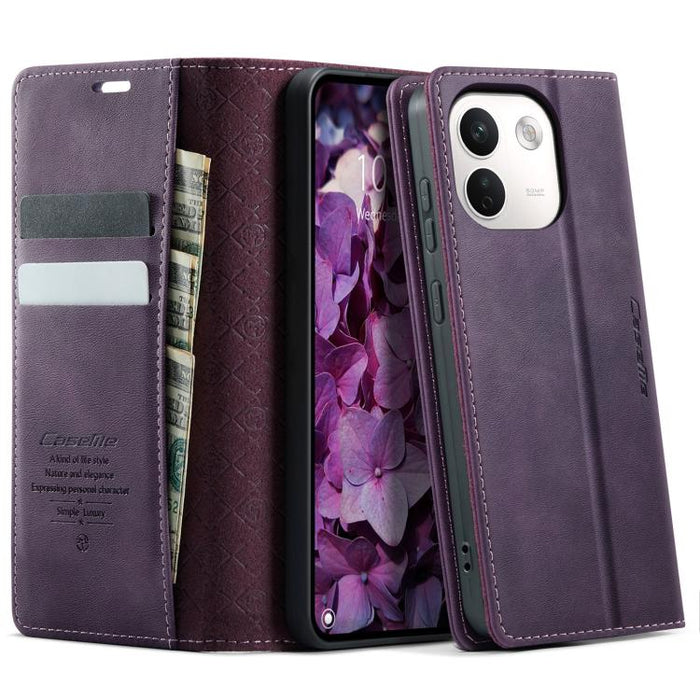 Funda para teléfono CaseMe 033 con forro de piel de becerro y bloqueo RFID de microfibra., For Xiaomi 17T 5G, For Xiaomi 17 Ultra, For Redmi Note 15 Pro 4G Global 163.2mm, For Redmi Note 15 Pro 5G Global 163.6mm, For Xiaomi 17                          ...