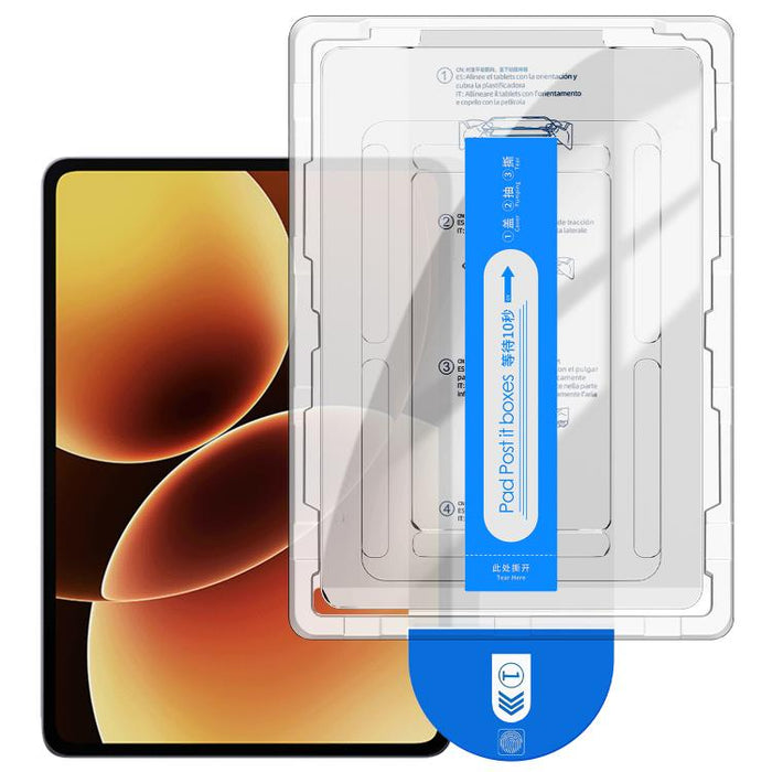 Caja de fácil instalación, libre de polvo, con borde curvo y lámina de vidrio templado HD., For Xiaomi Pad 7 Ultra, For Redmi Pad 2 11, For Redmi Pad SE 8.7, For Xiaomi Pad 6 Max, For Redmi Pad SE 11, For Xiaomi Pad 5, For Xiaomi Pad 7 / 7 Pro / 8 / 8 ...