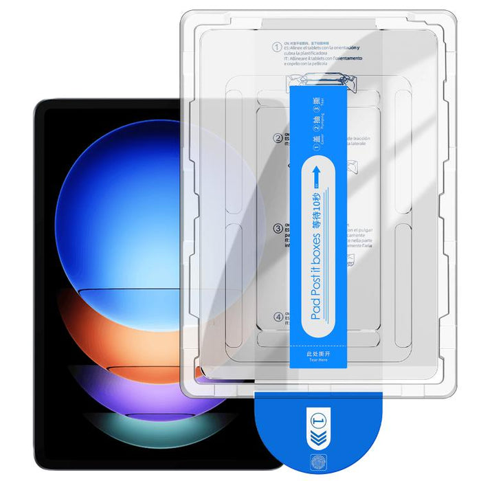 Caja de fácil instalación, libre de polvo, con borde curvo y lámina de vidrio templado HD., For Xiaomi Pad 7 Ultra, For Redmi Pad 2 11, For Redmi Pad SE 8.7, For Xiaomi Pad 6 Max, For Redmi Pad SE 11, For Xiaomi Pad 5, For Xiaomi Pad 7 / 7 Pro / 8 / 8 ...