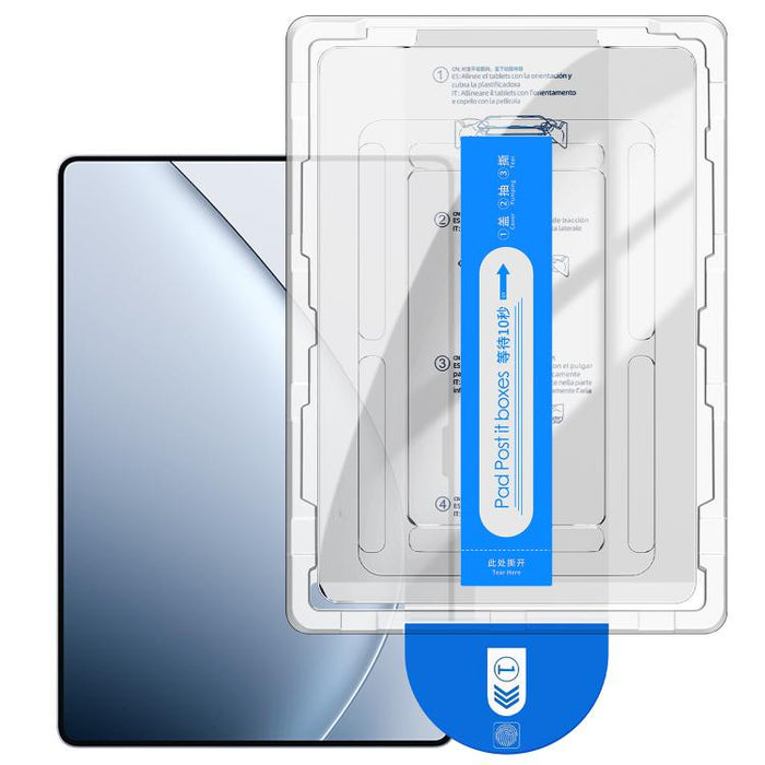 Caja de fácil instalación, libre de polvo, con borde curvo y lámina de vidrio templado HD., For Xiaomi Pad 7 Ultra, For Redmi Pad 2 11, For Redmi Pad SE 8.7, For Xiaomi Pad 6 Max, For Redmi Pad SE 11, For Xiaomi Pad 5, For Xiaomi Pad 7 / 7 Pro / 8 / 8 ...