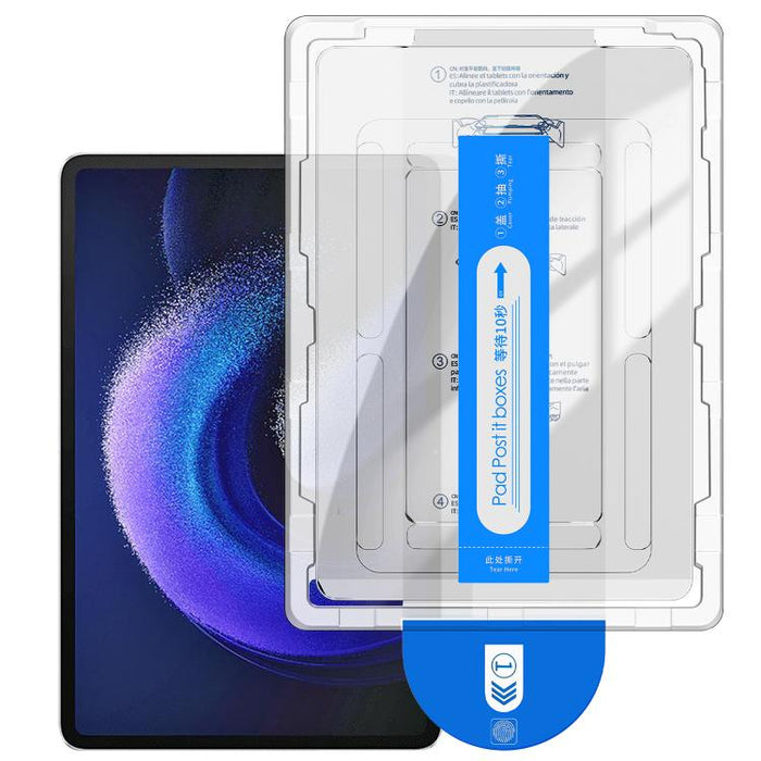 Caja de fácil instalación, libre de polvo, con borde curvo y lámina de vidrio templado HD., For Xiaomi Pad 7 Ultra, For Redmi Pad 2 11, For Redmi Pad SE 8.7, For Xiaomi Pad 6 Max, For Redmi Pad SE 11, For Xiaomi Pad 5, For Xiaomi Pad 7 / 7 Pro / 8 / 8 ...