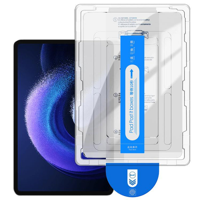 Caja de fácil instalación, libre de polvo, con borde curvo y lámina de vidrio templado HD., For Xiaomi Pad 7 Ultra, For Redmi Pad 2 11, For Redmi Pad SE 8.7, For Xiaomi Pad 6 Max, For Redmi Pad SE 11, For Xiaomi Pad 5, For Xiaomi Pad 7 / 7 Pro / 8 / 8 ...