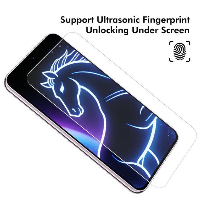 JUNSUN MAY 25 piezas Protector de pantalla de vidrio templado con desbloqueo por huella dactilar ultrasónico, For Xiaomi 15