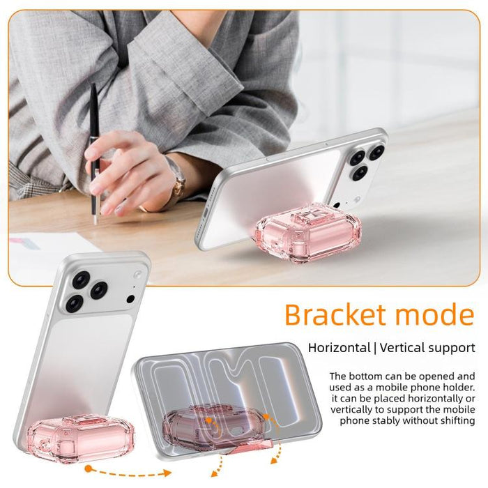 Funda transparente de TPU a prueba de golpes con cierre a presión y mosquetón para auriculares., For AirPods Pro 3