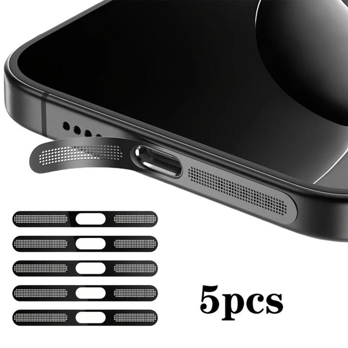 5 fundas metálicas de alta densidad para altavoces integrados., For iPhone 17 Pro Max, For iPhone 17 Pro