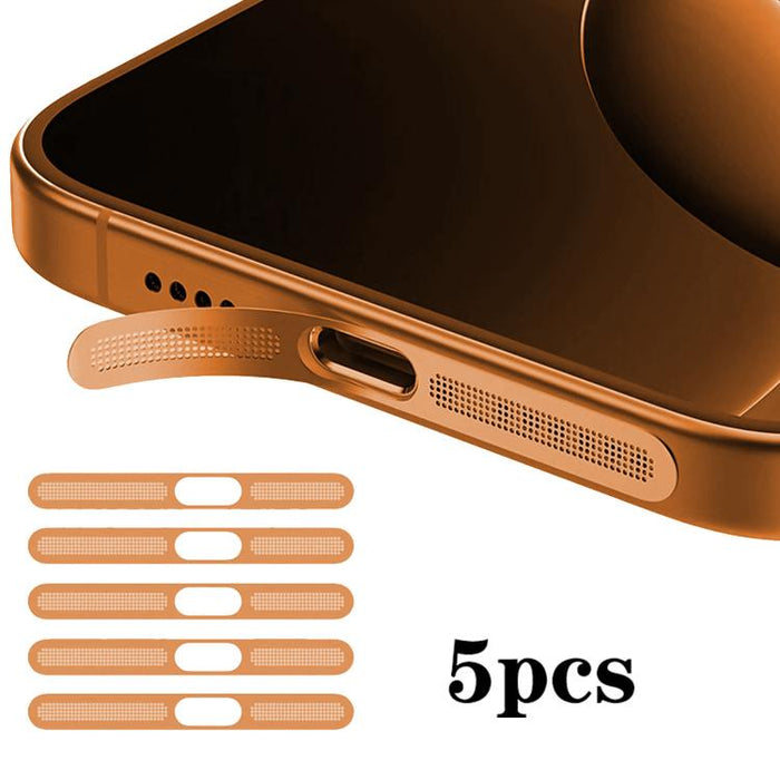 5 fundas metálicas de alta densidad para altavoces integrados., For iPhone 17 Pro Max, For iPhone 17 Pro