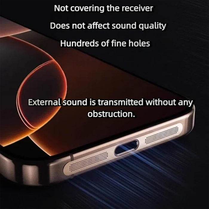 5 fundas metálicas de alta densidad para altavoces integrados., For iPhone 17 Pro Max, For iPhone 17 Pro