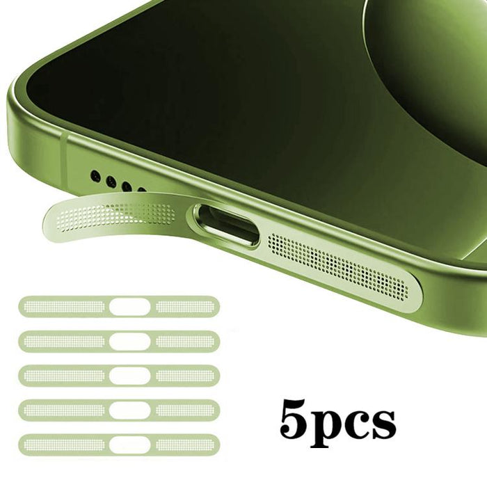 5 unidades de fundas metálicas de alta densidad para altavoces integrados, For iPhone 17