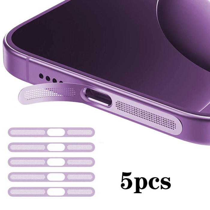 5 unidades de fundas metálicas de alta densidad para altavoces integrados, For iPhone 17