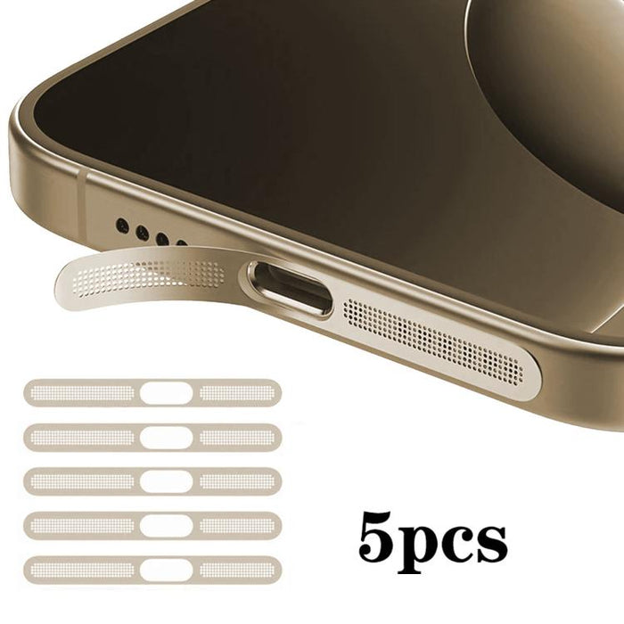 5 unidades de fundas metálicas de alta densidad para altavoces integrados, For iPhone Air