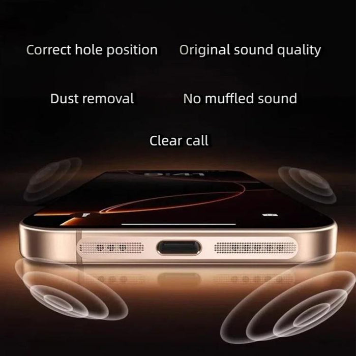 5 unidades de fundas metálicas de alta densidad para altavoces integrados, For iPhone Air