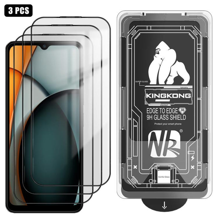 3 unidades de caja de fácil instalación, libre de polvo, con borde curvo 3D, HD, galvanizada y de vidrio templado a prueba de explosiones., For Redmi K90 Pro Max, For Redmi 15 5G Global / 15 4G SEA 169.5mm, For Redmi 15C 5G / 4G Global 171mm           ...