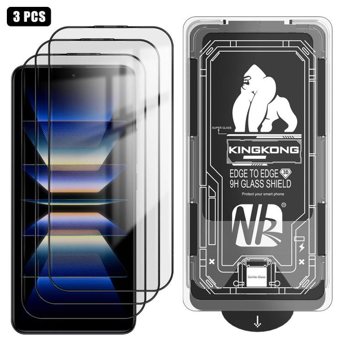 3 unidades de caja de fácil instalación, libre de polvo, con borde curvo 3D, HD, galvanizada y de vidrio templado a prueba de explosiones., For Redmi K90 Pro Max, For Redmi 15 5G Global / 15 4G SEA 169.5mm, For Redmi 15C 5G / 4G Global 171mm           ...