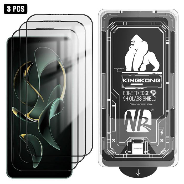 3 unidades de caja de fácil instalación, libre de polvo, con borde curvo 3D, HD, galvanizada y de vidrio templado a prueba de explosiones., For Redmi K90 Pro Max, For Redmi 15 5G Global / 15 4G SEA 169.5mm, For Redmi 15C 5G / 4G Global 171mm           ...