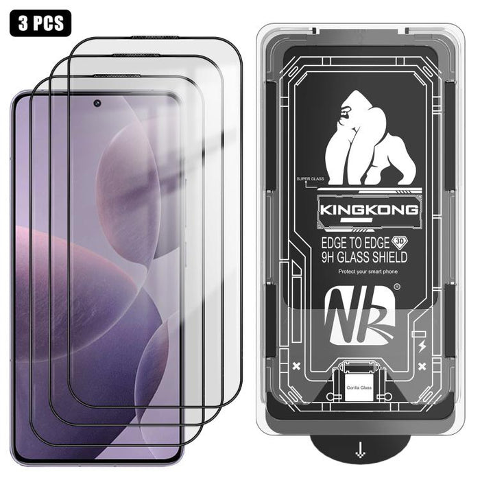 3 unidades de caja de fácil instalación, libre de polvo, con borde curvo 3D, HD, galvanizada y de vidrio templado a prueba de explosiones., For Redmi K90 Pro Max, For Redmi 15 5G Global / 15 4G SEA 169.5mm, For Redmi 15C 5G / 4G Global 171mm           ...