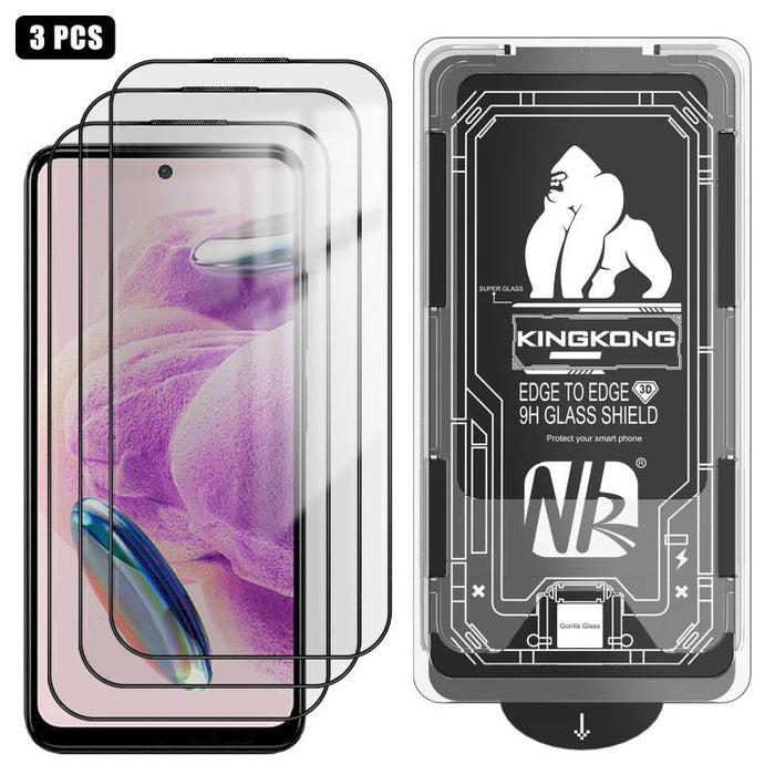 3 unidades de caja de fácil instalación, libre de polvo, con borde curvo 3D, HD, galvanizada y de vidrio templado a prueba de explosiones., For Redmi K90 Pro Max, For Redmi 15 5G Global / 15 4G SEA 169.5mm, For Redmi 15C 5G / 4G Global 171mm           ...