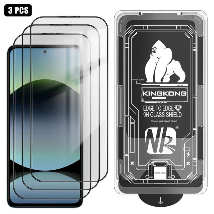 3 unidades de caja de fácil instalación, libre de polvo, con borde curvo 3D, HD, galvanizada y de vidrio templado a prueba de explosiones., For Redmi K90 Pro Max, For Redmi 15 5G Global / 15 4G SEA 169.5mm, For Redmi 15C 5G / 4G Global 171mm           ...