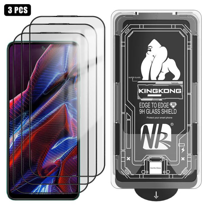 3 unidades de caja de fácil instalación, libre de polvo, con borde curvo 3D, HD, galvanizada y de vidrio templado a prueba de explosiones., For Xiaomi 17 Ultra, For Xiaomi 17 Pro Max, For Xiaomi 17 Pro, For Xiaomi 17, For Xiaomi 15T Pro                ...