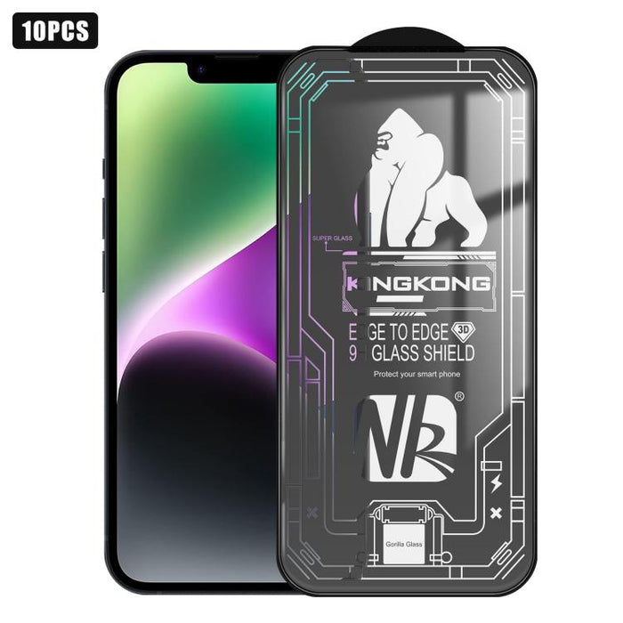 10 láminas de vidrio templado HD de pantalla completa con borde curvo grande 3D, galvanizadas, a prueba de explosiones y resistentes a los arañazos., For iPhone 17 Pro Max, For iPhone 17 Pro, For iPhone 17, For iPhone Air, For iPhone 16 Pro Max        ...