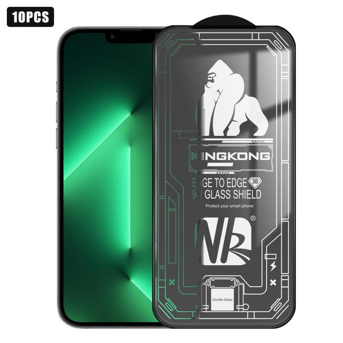 10 láminas de vidrio templado HD de pantalla completa con borde curvo grande 3D, galvanizadas, a prueba de explosiones y resistentes a los arañazos., For iPhone 17 Pro Max, For iPhone 17 Pro, For iPhone 17, For iPhone Air, For iPhone 16 Pro Max        ...