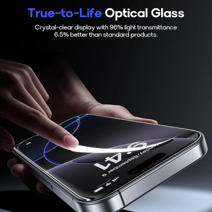 10 láminas de vidrio templado HD de pantalla completa con borde curvo grande 3D, galvanizadas, a prueba de explosiones y resistentes a los arañazos., For iPhone 17 Pro Max, For iPhone 17 Pro, For iPhone 17, For iPhone Air, For iPhone 16 Pro Max        ...