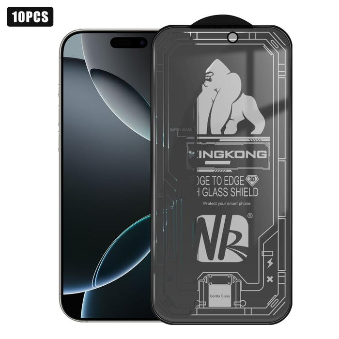 10 láminas de vidrio templado 3D de gran tamaño con borde arqueado, galvanizadas, a prueba de explosiones y resistentes a los arañazos, de pantalla completa y con privacidad de 28 grados., For iPhone 17 Pro Max, For iPhone 17 Pro, For iPhone 17        ...