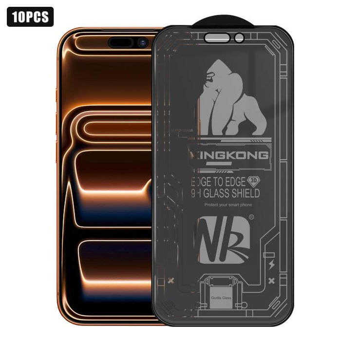 10 láminas de vidrio templado 3D de gran tamaño con borde curvo, galvanizadas, a prueba de explosiones y resistentes a los arañazos, de pantalla completa y privacidad de 360°., For iPhone 17 Pro Max, For iPhone 17 Pro, For iPhone 17, For iPhone Air    ...