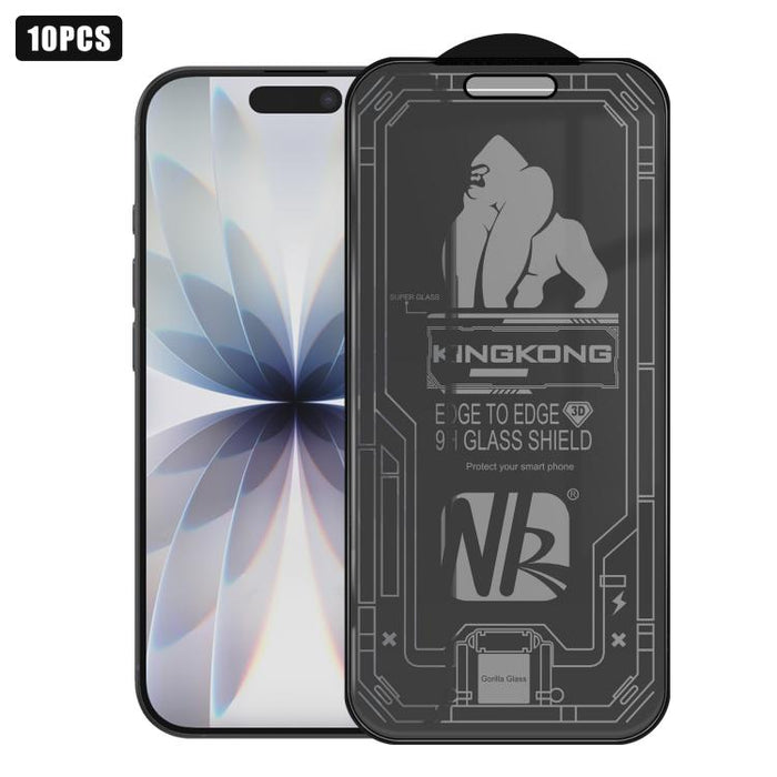 10 láminas de vidrio templado 3D de gran tamaño con borde curvo, galvanizadas, a prueba de explosiones y resistentes a los arañazos, de pantalla completa y privacidad de 360°., For iPhone 17 Pro Max, For iPhone 17 Pro, For iPhone 17, For iPhone Air    ...