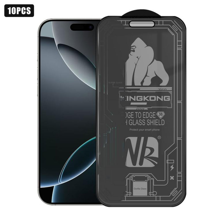 10 láminas de vidrio templado 3D de gran tamaño con borde curvo, galvanizadas, a prueba de explosiones y resistentes a los arañazos, de pantalla completa y privacidad de 360°., For iPhone 17 Pro Max, For iPhone 17 Pro, For iPhone 17, For iPhone Air    ...