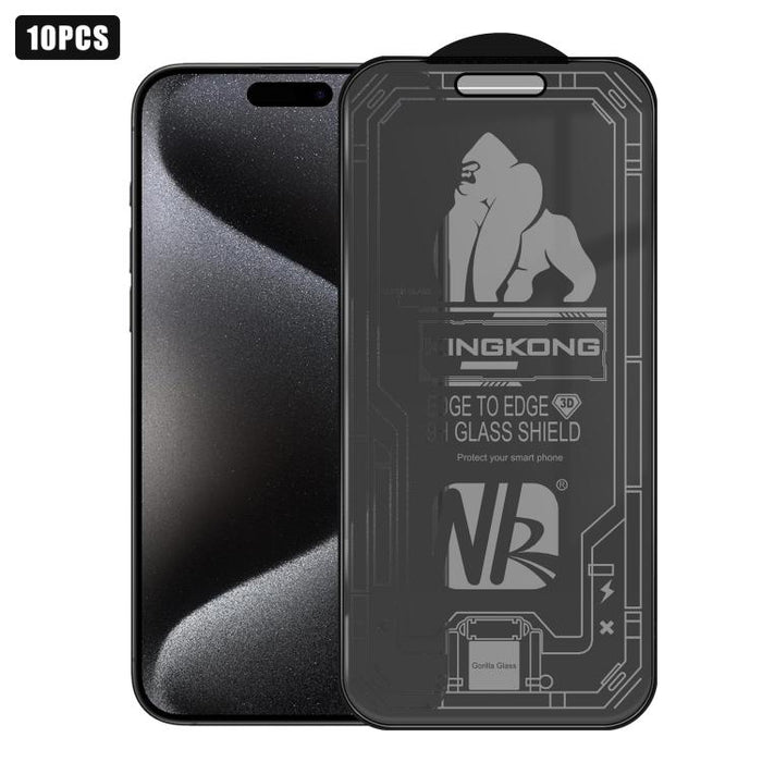 10 láminas de vidrio templado 3D de gran tamaño con borde curvo, galvanizadas, a prueba de explosiones y resistentes a los arañazos, de pantalla completa y privacidad de 360°., For iPhone 17 Pro Max, For iPhone 17 Pro, For iPhone 17, For iPhone Air    ...