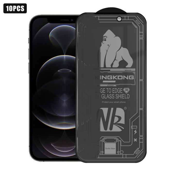 10 láminas de vidrio templado 3D de gran tamaño con borde curvo, galvanizadas, a prueba de explosiones y resistentes a los arañazos, de pantalla completa y privacidad de 360°., For iPhone 17 Pro Max, For iPhone 17 Pro, For iPhone 17, For iPhone Air    ...