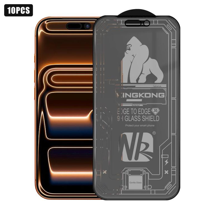 10 láminas de vidrio templado esmerilado de privacidad con borde de arco grande 3D, galvanizadas, a prueba de explosiones y resistentes a los arañazos., For iPhone 17 Pro Max, For iPhone 17 Pro, For iPhone 17, For iPhone Air, For iPhone 16 Pro Max     ...
