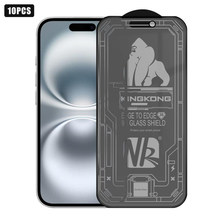 10 láminas de vidrio templado esmerilado de privacidad con borde de arco grande 3D, galvanizadas, a prueba de explosiones y resistentes a los arañazos., For iPhone 17 Pro Max, For iPhone 17 Pro, For iPhone 17, For iPhone Air, For iPhone 16 Pro Max     ...