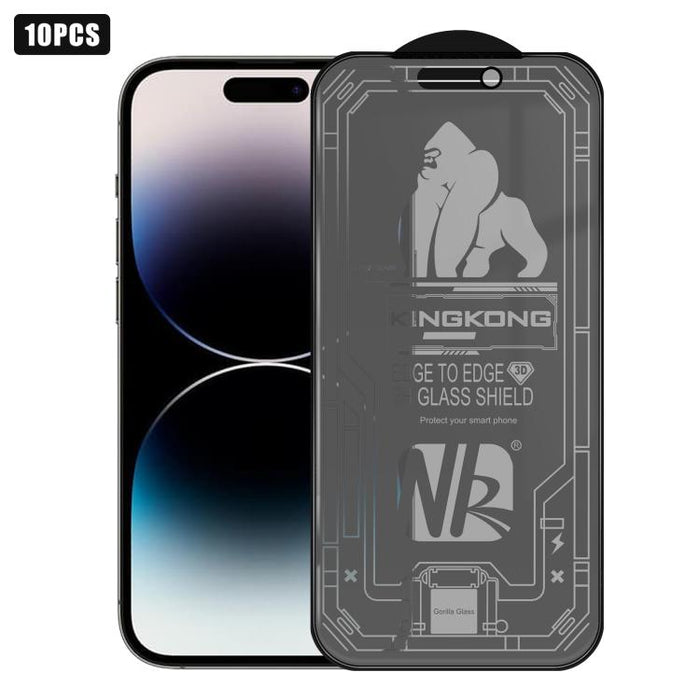10 láminas de vidrio templado esmerilado de privacidad con borde de arco grande 3D, galvanizadas, a prueba de explosiones y resistentes a los arañazos., For iPhone 17 Pro Max, For iPhone 17 Pro, For iPhone 17, For iPhone Air, For iPhone 16 Pro Max     ...
