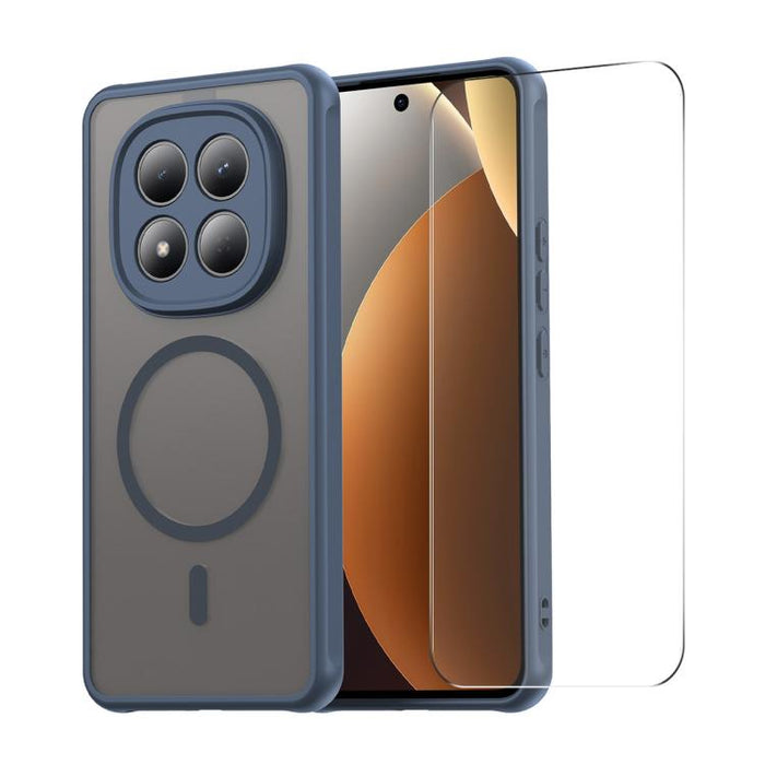 Funda para teléfono ENKAY Hat-Prince MagSafe mate translúcida a prueba de golpes con gran borde curvado., For Redmi Note 15 Pro 4G Global 163.2mm, For Redmi Note 15 Pro 5G Global 163.6mm