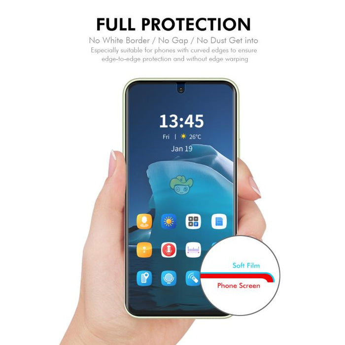 Funda para teléfono ENKAY Hat-Prince MagSafe mate translúcida a prueba de golpes con película de hidrogel suave, For Redmi Note 15 Pro+ 5G Global 163.3mm, For Redmi Note 15 4G / 5G Global 164mm