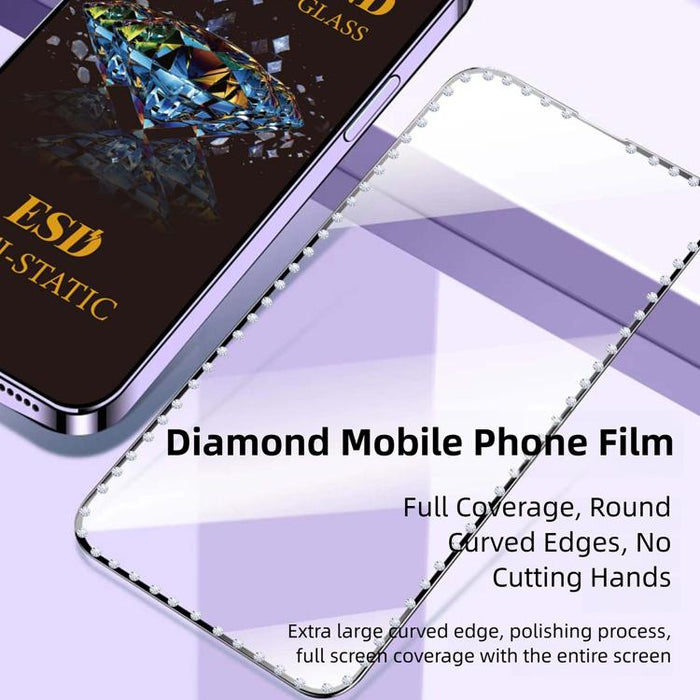 10 láminas de vidrio templado antiestático de alta definición con serigrafía de diamantes y pantalla completa., For Xiaomi Poco M7, For Xiaomi Poco C75, For Xiaomi Poco M6 Pro 4G, For Xiaomi Poco C65, For Xiaomi Poco F5 Pro, For Xiaomi Poco C51        ...