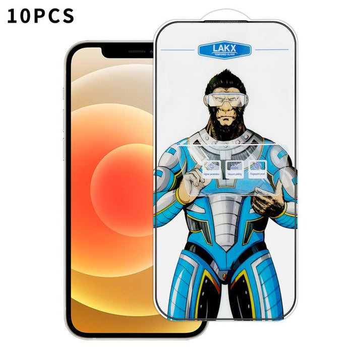 10 láminas de vidrio templado HD electrochapado antihuellas y antiestáticas Blue Gorilla con revestimiento de seda, antihuellas y antiestáticas Blue Gorilla., For iPhone 17e, For iPhone 17 Pro Max, For iPhone 17 Pro, For iPhone 17, For iPhone Air      ...