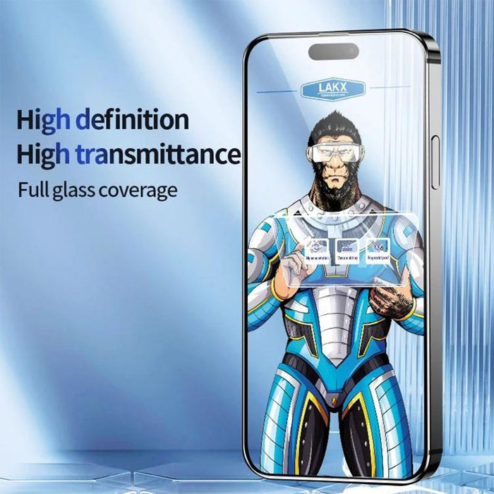 10 láminas de vidrio templado HD electrochapado antihuellas y antiestáticas Blue Gorilla con revestimiento de seda, antihuellas y antiestáticas Blue Gorilla., For iPhone 17e, For iPhone 17 Pro Max, For iPhone 17 Pro, For iPhone 17, For iPhone Air      ...