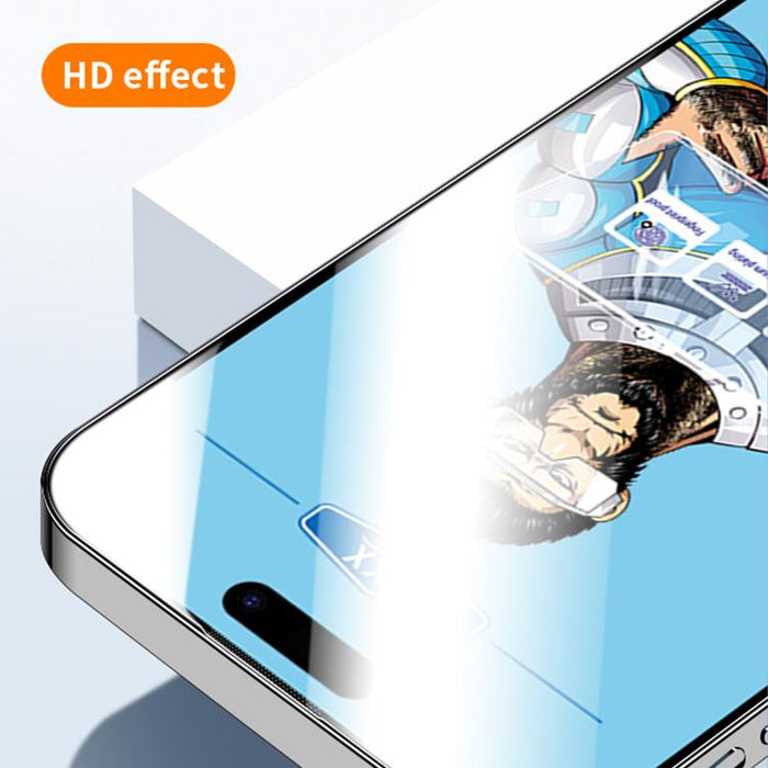 10 láminas de vidrio templado HD electrochapado antihuellas y antiestáticas Blue Gorilla con revestimiento de seda, antihuellas y antiestáticas Blue Gorilla., For iPhone 17e, For iPhone 17 Pro Max, For iPhone 17 Pro, For iPhone 17, For iPhone Air      ...