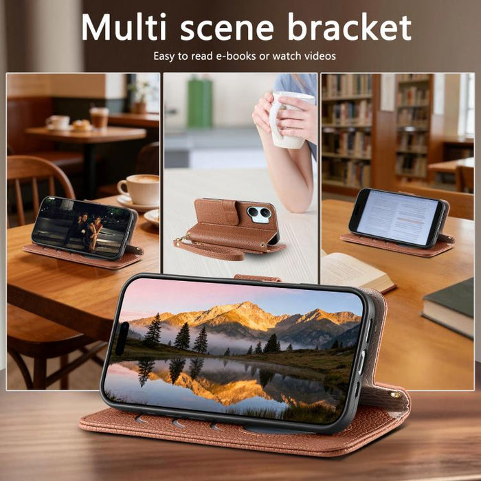 Cartera con cremallera y diseño de corazón de fantasía, funda para teléfono de piel vegana con correa., For Xiaomi Poco X8 Pro Max 5G, For Xiaomi Poco X8 Pro 5G, For Redmi Turbo 5 Max 5G, For Redmi Turbo 5 5G