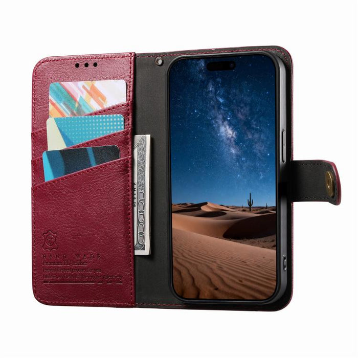 Funda para teléfono de piel vegana con cremallera y correa., For Xiaomi Poco X8 Pro Max 5G, For Xiaomi Poco X8 Pro 5G, For Redmi Turbo 5 Max 5G, For Redmi Turbo 5 5G