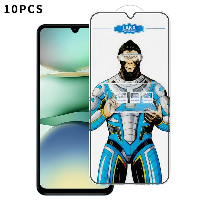 10 láminas de vidrio templado HD electrochapado antihuellas y antiestáticas Blue Gorilla con revestimiento de seda, antihuellas y antiestáticas Blue Gorilla., For Redmi Turbo 5 Max / Poco X8 Pro Max, For Redmi Turbo 5 / Poco X8 Pro 5G, For Xiaomi 17 Ul...