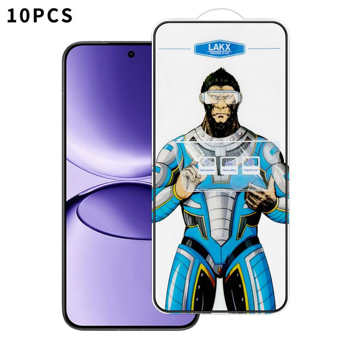 10 láminas de vidrio templado HD electrochapado antihuellas y antiestáticas Blue Gorilla con revestimiento de seda, antihuellas y antiestáticas Blue Gorilla., For Redmi Turbo 5 Max / Poco X8 Pro Max, For Redmi Turbo 5 / Poco X8 Pro 5G, For Xiaomi 17 Ul...