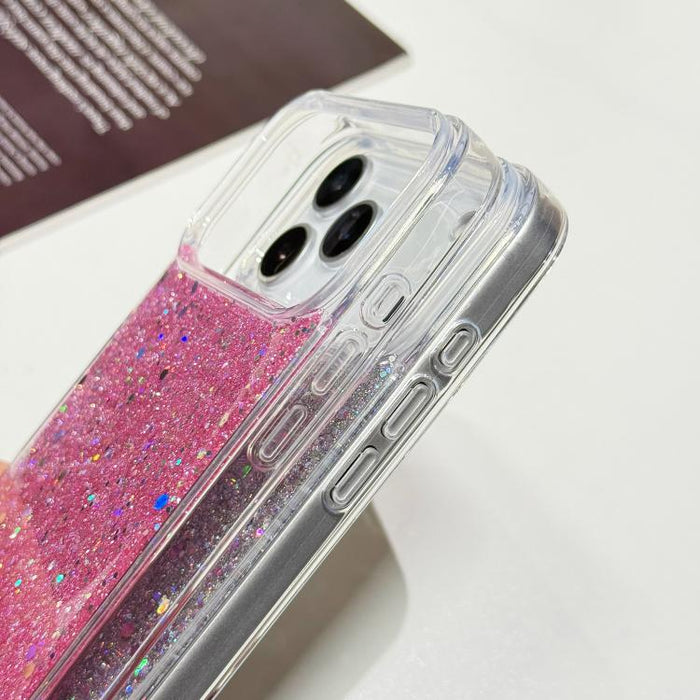 Funda para teléfono de TPU con lentejuelas brillantes y resina epoxi, For iPhone 17 Pro Max, For iPhone 17 Pro, For iPhone 17, For iPhone Air