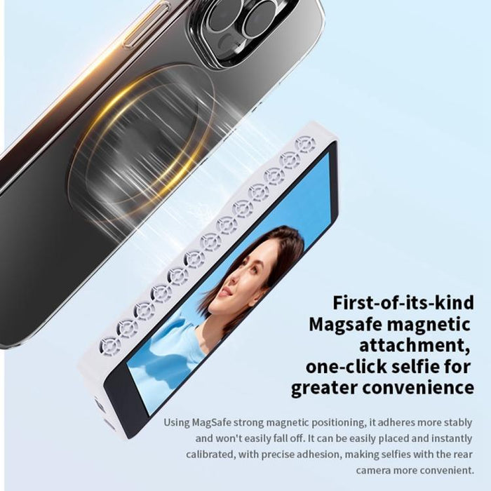 TP01 Pantalla magnética para selfies con cámara para teléfono, pantalla táctil de 4,02 pulgadas