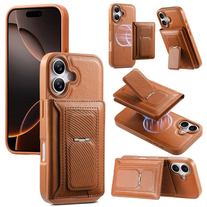 Funda para teléfono CaseNeo Retro con bisagra, plegable y parte trasera magnética, For iPhone 17 Pro Max, For iPhone 17 Pro, For iPhone 17, For iPhone Air
